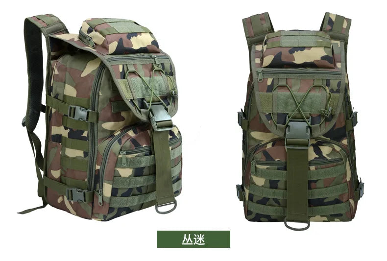 35L Backpack For Men camouflage Bag Molle System Waterproof Outdoor Sports Backpacks Camping Hiking Hunting Bags High Quality