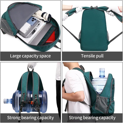 35L Lightweight Foldable Waterproof Packable Travel Small Hiking Backpack Daypack for men women