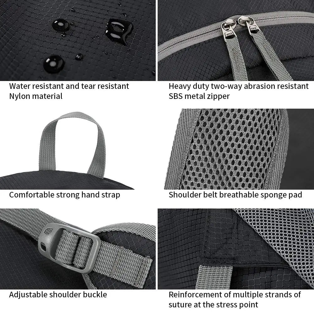 35L Lightweight Foldable Waterproof Packable Travel Small Hiking Backpack Daypack for men women