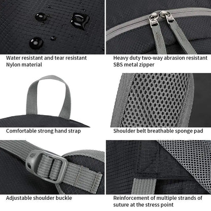 35L Lightweight Foldable Waterproof Packable Travel Small Hiking Backpack Daypack for men women