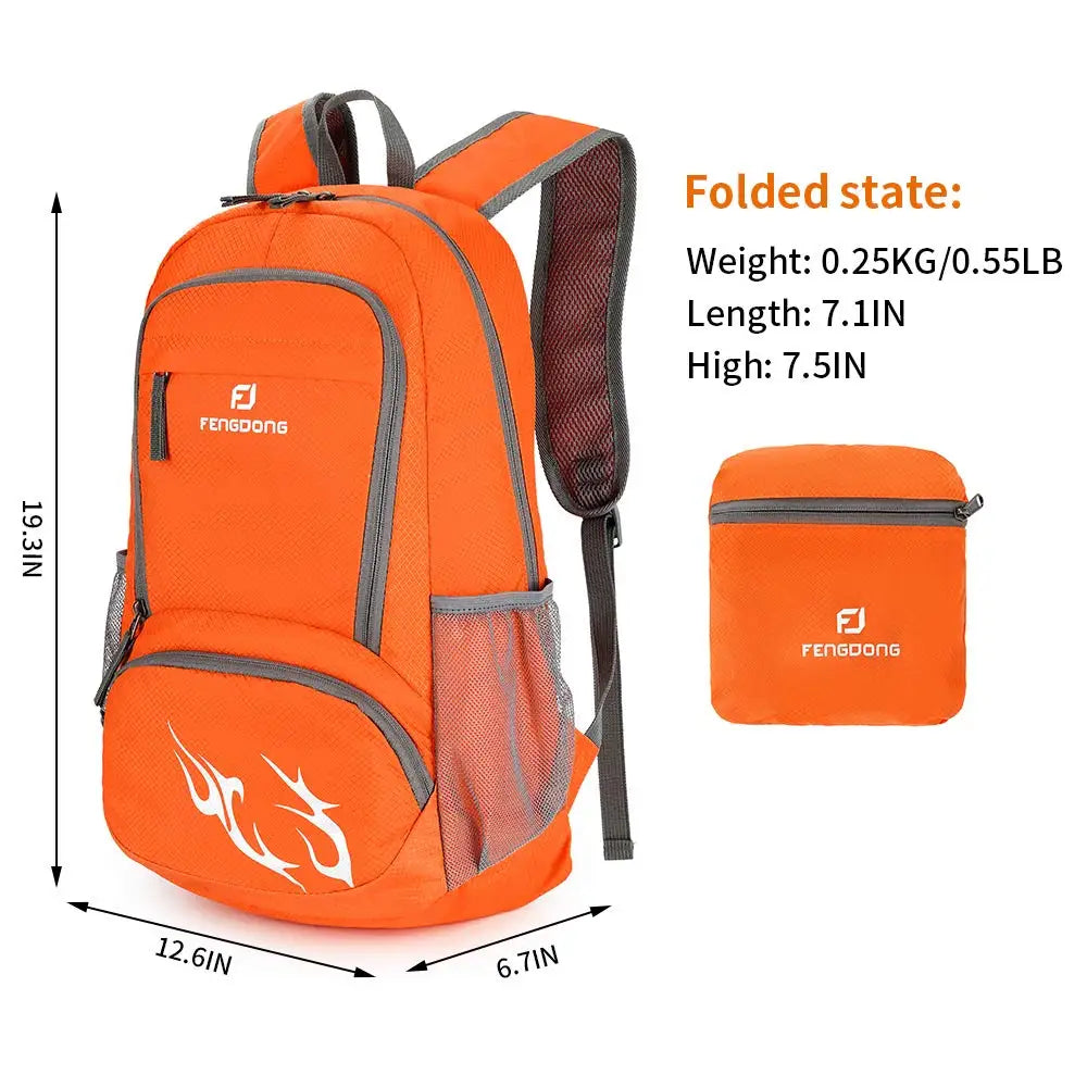 35L Lightweight Foldable Waterproof Packable Travel Small Hiking Backpack Daypack for men women