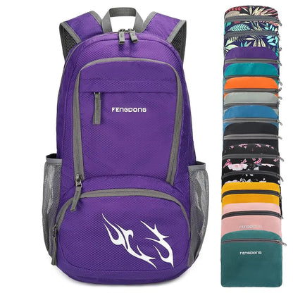 35L Lightweight Foldable Waterproof Packable Travel Small Hiking Backpack Daypack for men women