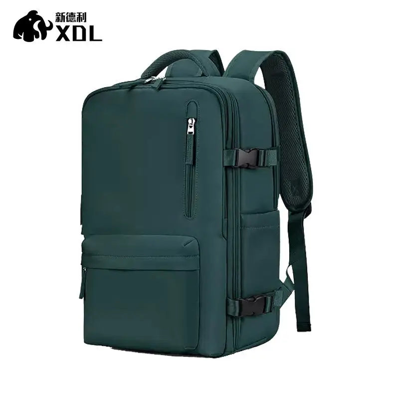 35L Travel Backpack Laptop Bag Schoolbag Multifunctional USB Charging Mochila Waterproof Luggage Shoulder Bags with Shoes Pocket
