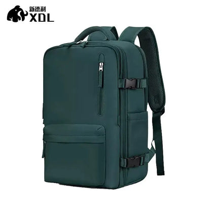 35L Travel Backpack Laptop Bag Schoolbag Multifunctional USB Charging Mochila Waterproof Luggage Shoulder Bags with Shoes Pocket