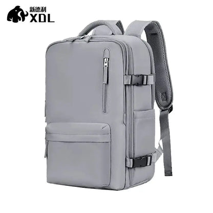 35L Travel Backpack Laptop Bag Schoolbag Multifunctional USB Charging Mochila Waterproof Luggage Shoulder Bags with Shoes Pocket