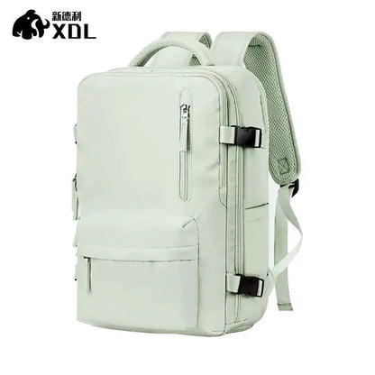 35L Travel Backpack Laptop Bag Schoolbag Multifunctional USB Charging Mochila Waterproof Luggage Shoulder Bags with Shoes Pocket