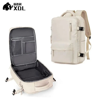 35L Travel Backpack Laptop Bag Schoolbag Multifunctional USB Charging Mochila Waterproof Luggage Shoulder Bags with Shoes Pocket