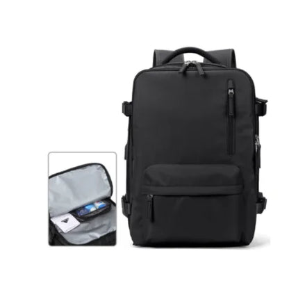 35L Travel Bag Multifunctional Backpack Shoulder Bags Women Waterproof USB Charging Laptop Backpack mochilas with Shoes Pocket