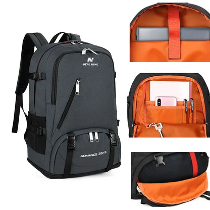 35L Unisex Men Large Capacity Outdoor with LuminousTravel Pack Sports Trekking Hiking Climbing Backpack for Male