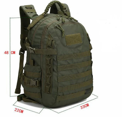 35L Waterproof outdoor Travel backpack Camping Hiking Safari Large capacity backpack Molle Hiking Backpack Outdoor Bag