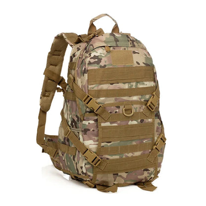 35L large capacity men's outdoor travel hiking backpack 3P soft back outdoor waterproof bag Hiking camping hunting bag