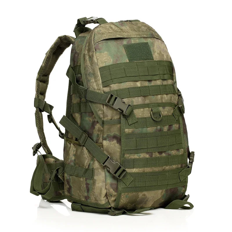 35L large capacity men's outdoor travel hiking backpack 3P soft back outdoor waterproof bag Hiking camping hunting bag