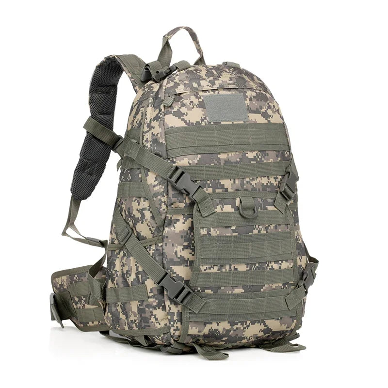 35L large capacity men's outdoor travel hiking backpack 3P soft back outdoor waterproof bag Hiking camping hunting bag