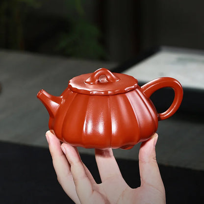 360ml Chinese Yixing Purple Clay Teapot Handmade Black Mud Filter Tea Infuser Zisha Stone Scoop Tea Pot Tea Ceremony Supplies