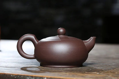 370ml authentic yixing zisha tea pot ball shaped infuser holes mountain river pattern carved pot marked engraved kungfu teapots