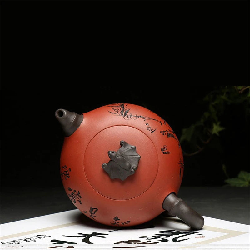 370ml original ore yixing zisha tea pot marked handmade kungfu pot of tea Chinese purple grit tea pots limited stock China new