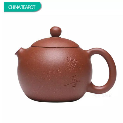 120ml Yixing Small Capacity Purple Clay Teapot Chinese Famous Artists Handmade Xishi Tea Pot Beauty Kettle Zisha Tea Set Teaware