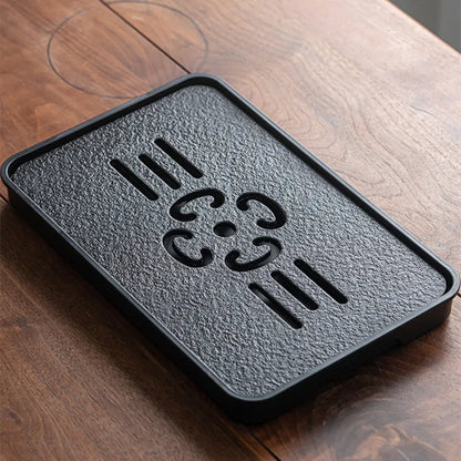 37x23.8x3.5cm Light Luxury Tea Table Tray High Quality Chinese Tea Tray Tea Set Board Drainage Water Storage Tea Board