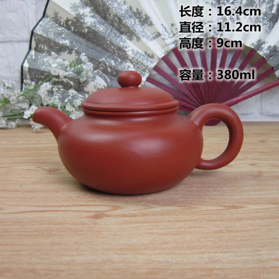 380ml Authentic Yixing Purple Clay Teapot Handmade Filter Beauty Tea Pot Chinese Zisha Tea Maker Tradition Teaware Accessories