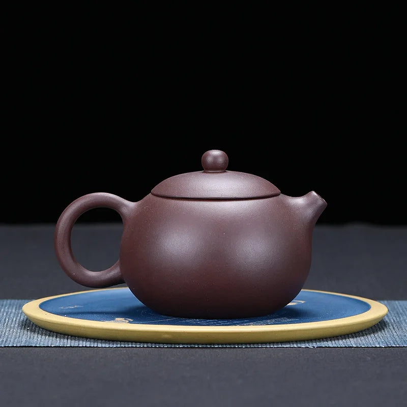 380ml Yixing Raw Ore Purple Clay Teapots Chinese Famous Artists Handmade Bian Xishi Tea Pot Beauty Kettle Zisha Tea Set Teaware