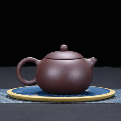 380ml Yixing Raw Ore Purple Clay Teapots Chinese Famous Artists Handmade Bian Xishi Tea Pot Beauty Kettle Zisha Tea Set Teaware