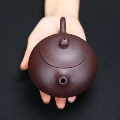 380ml Yixing Raw Ore Purple Clay Teapots Chinese Famous Artists Handmade Bian Xishi Tea Pot Beauty Kettle Zisha Tea Set Teaware