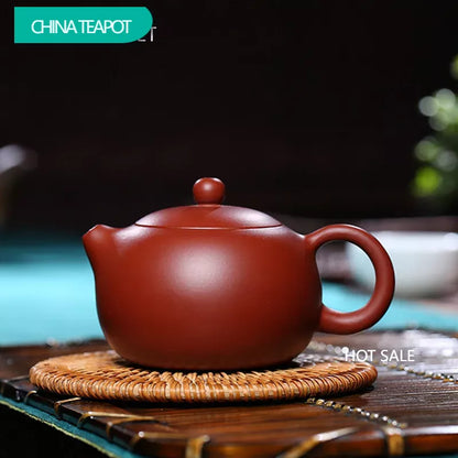 150ml Authentic Yixing Purple Clay Teapot Ball Hole Filter Xishi Tea Pot Raw Ore Dahongpao Beauty Kettle Handmade Zisha Tea Set
