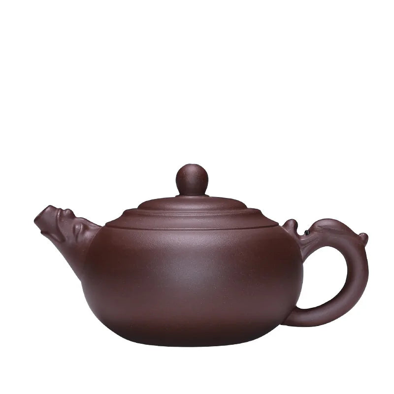 390ml big tea pot marked dragon design yixing zisha pot Chinese kungfu pot of tea half handmade China tea brewer pots on sales