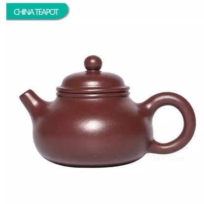 130ml Chinese Yixing Purple Clay Teapots Authentic Handmade Tea Pot Raw Ore Beauty Kettle Famous Zisha Tea Set Teaware Gift