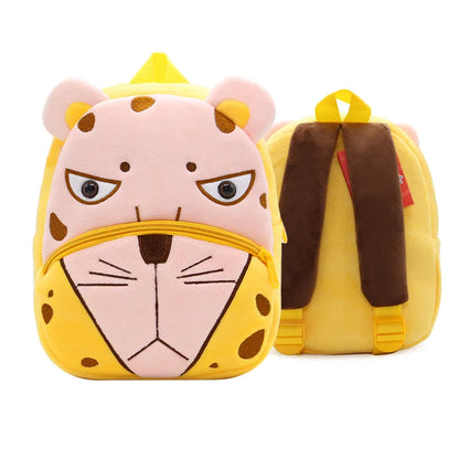 3D Cartoon Animals Children Backpacks for Girls Boys Soft Plush Kindergarten Kids School Bag Kawaii Children SchoolBags