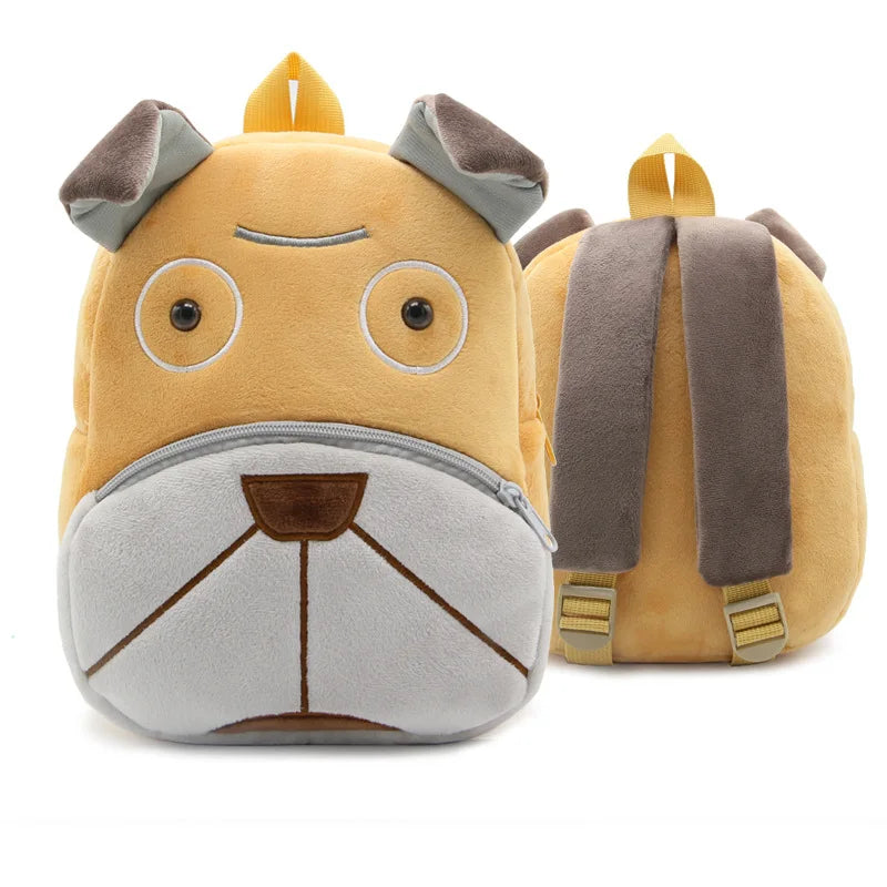 3D Cartoon Animals Children Backpacks for Girls Boys Soft Plush Kindergarten Kids School Bag Kawaii Children SchoolBags
