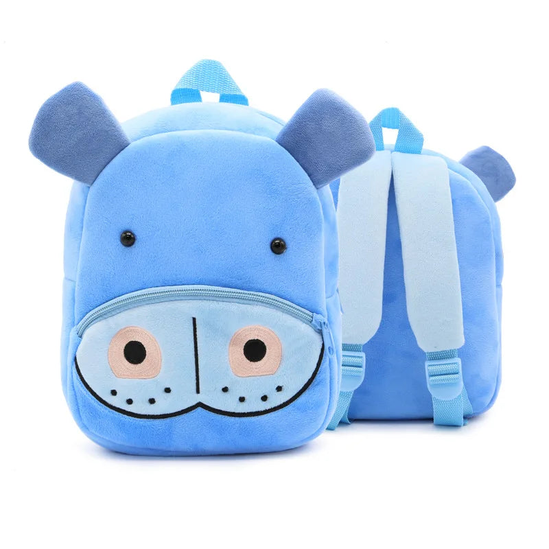 3D Cartoon Animals Children Backpacks for Girls Boys Soft Plush Kindergarten Kids School Bag Kawaii Children SchoolBags
