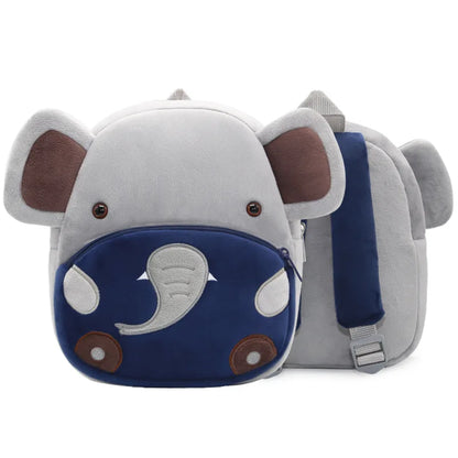 3D Cartoon Animals Children Backpacks for Girls Boys Soft Plush Kindergarten Kids School Bag Kawaii Children SchoolBags