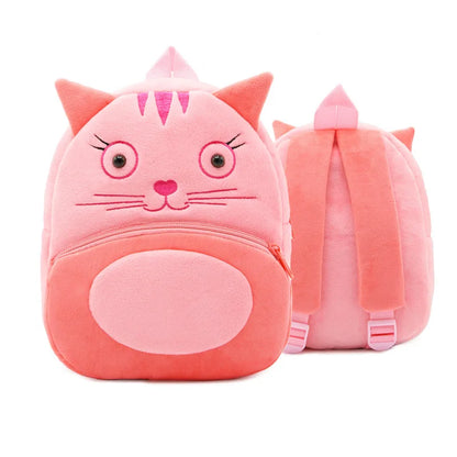 3D Cartoon Animals Children Backpacks for Girls Boys Soft Plush Kindergarten Kids School Bag Kawaii Children SchoolBags