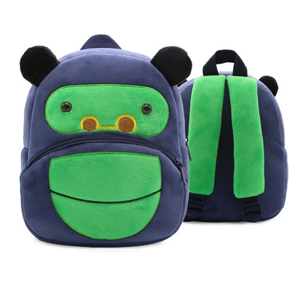 3D Cartoon Animals Children Backpacks for Girls Boys Soft Plush Kindergarten Kids School Bag Kawaii Children SchoolBags