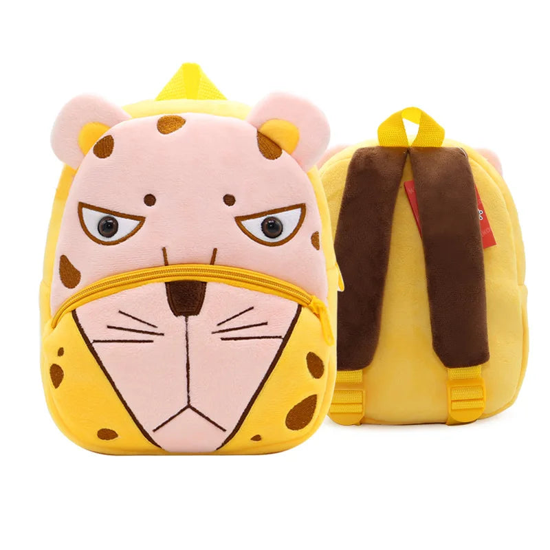 3D Cartoon Animals Children Backpacks for Girls Boys Soft Plush Kindergarten Kids School Bag Kawaii Children SchoolBags