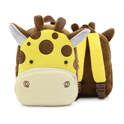 3D Cartoon Animals Children Backpacks for Girls Boys Soft Plush Kindergarten Kids School Bag Kawaii Children SchoolBags
