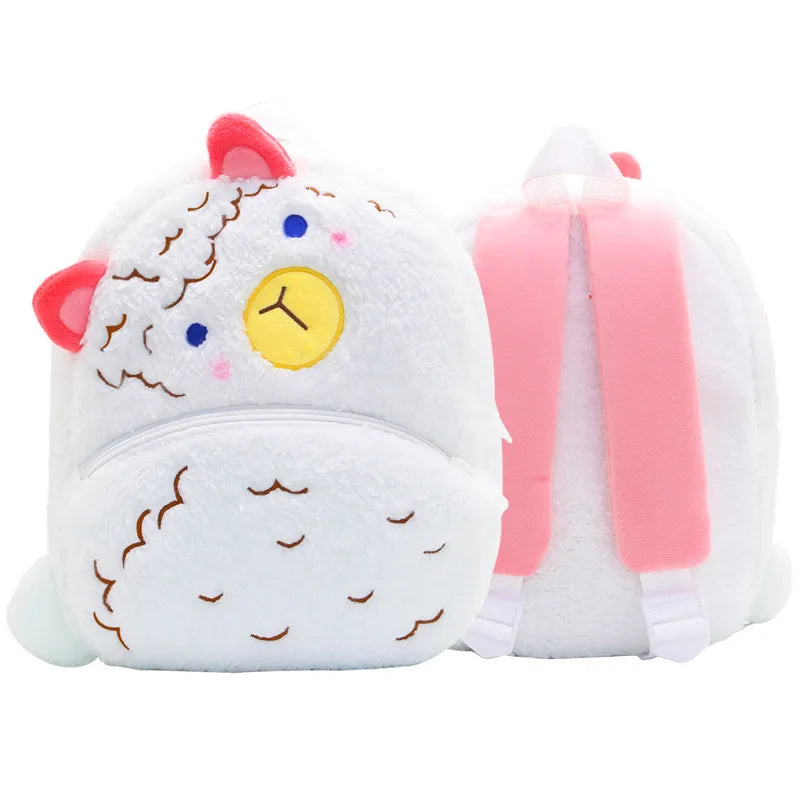 3D Cartoon Animals Children Backpacks for Girls Boys Soft Plush Kindergarten Kids School Bag Kawaii Children SchoolBags