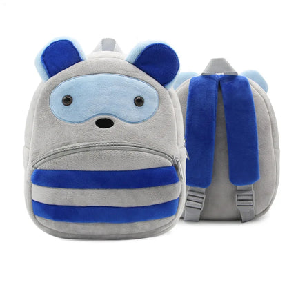 3D Cartoon Animals Children Backpacks for Girls Boys Soft Plush Kindergarten Kids School Bag Kawaii Children SchoolBags