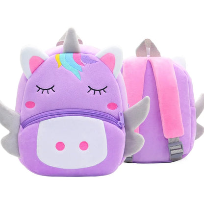 3D Cartoon Animals Children Backpacks for Girls Boys Soft Plush Kindergarten Kids School Bag Kawaii Children SchoolBags