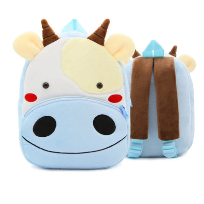 3D Cartoon Animals Children Backpacks for Girls Boys Soft Plush Kindergarten Kids School Bag Kawaii Children SchoolBags