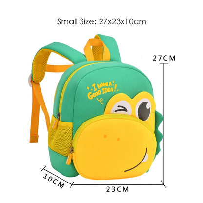 3D Cartoon Big Eyes Dinosaur School Bags Cute Kids Backpacks for Boys 2-5 Years Girls Baby Toddler Kindergarten Children Mochila