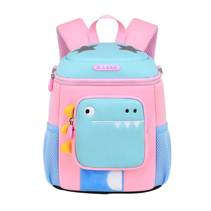 3D Cartoon Dinosaur Children School Bags for Boys Anti-lost Kid Backpack Cute Waterproof Kindergarten Girls Preschool Bag