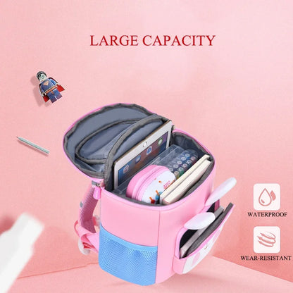 3D Cartoon Dinosaur Children School Bags for Boys Anti-lost Kid Backpack Cute Waterproof Kindergarten Girls Preschool Bag