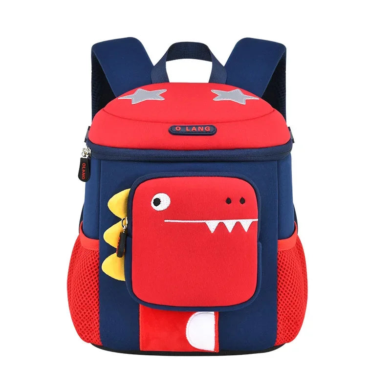 3D Cartoon Dinosaur Children School Bags for Boys Anti-lost Kid Backpack Cute Waterproof Kindergarten Girls Preschool Bag