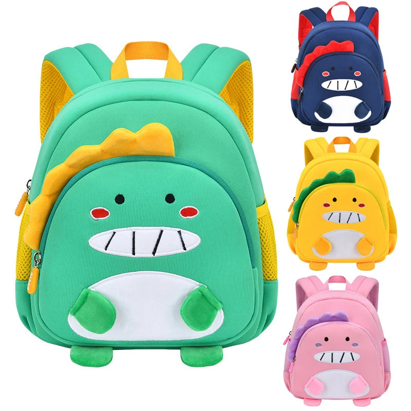 3D Cartoon Dinosaur School Bags Boys Cute Kids Backpack Baby Toddler Backpacks Kindergarten Children Mochila for Girls 2-5 Years