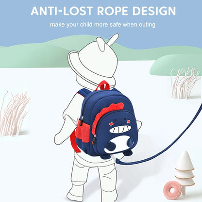 3D Cartoon Dinosaur School Bags Boys Cute Kids Backpack Baby Toddler Backpacks Kindergarten Children Mochila for Girls 2-5 Years