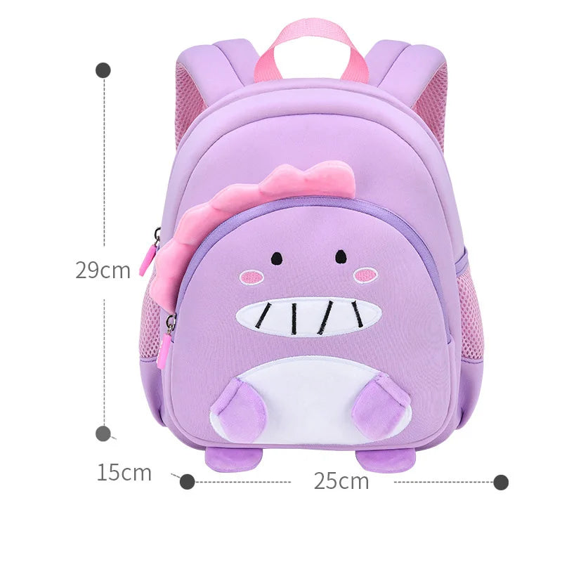 3D Cartoon Dinosaur School Bags Boys Cute Kids Backpack Baby Toddler Backpacks Kindergarten Children Mochila for Girls 2-5 Years
