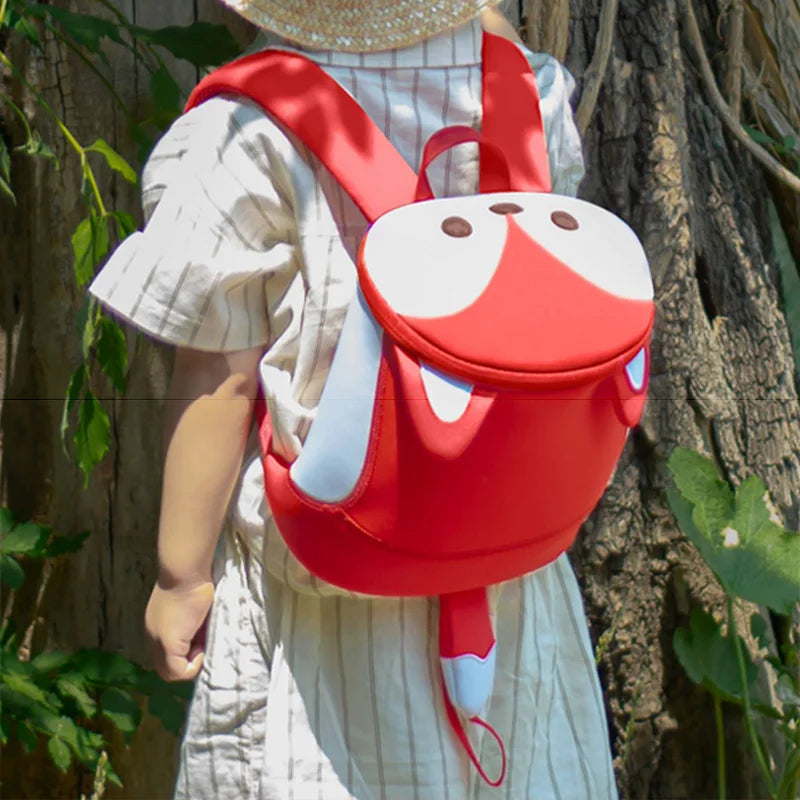 3D Cartoon Fox School Bags for Kids Anti-lost Girls Boys Toddler Backpack Kindergarten Children Bags Mochilas Para Estudiantes