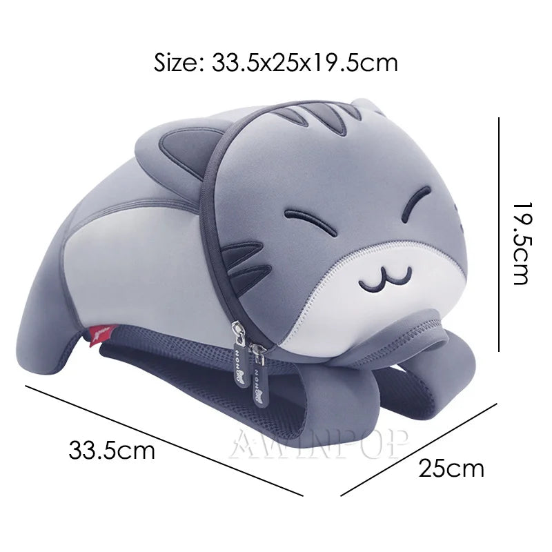 3D Cartoon Fox School Bags for Kids Anti-lost Girls Boys Toddler Backpack Kindergarten Children Bags Mochilas Para Estudiantes